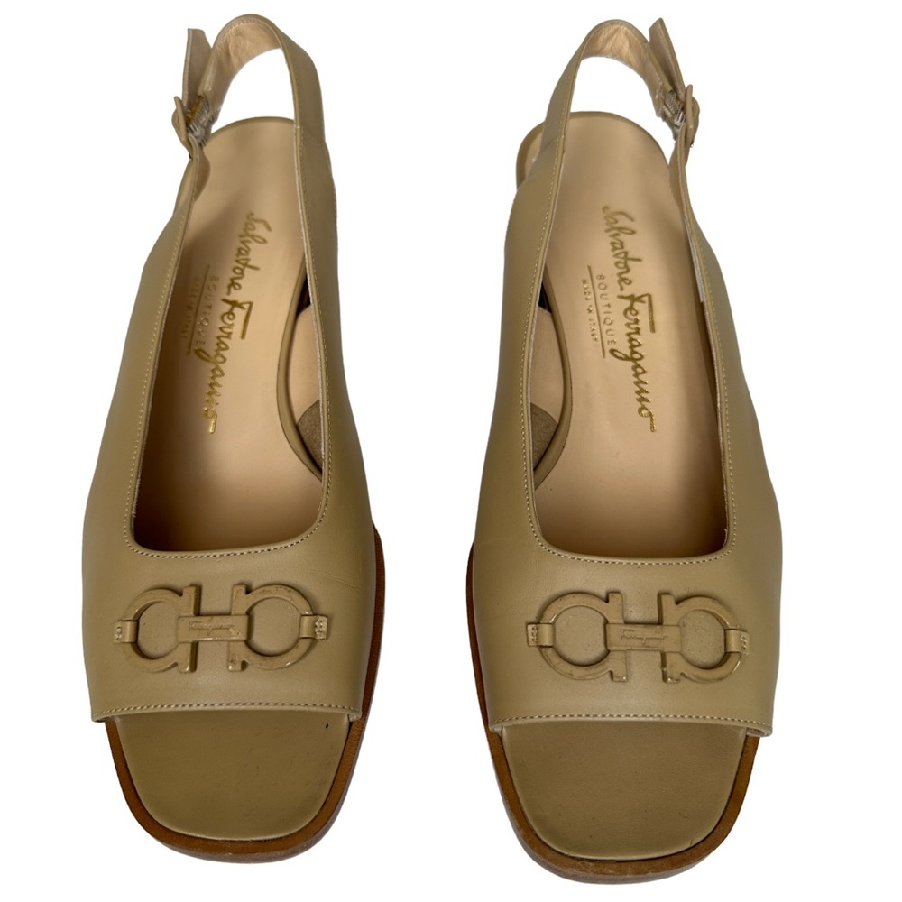Salvatore Ferragamo Made in Italy Leather Women’s Sandals - Size: 8 1/2 B - Picture 16 of 16